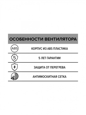 Вентилятор накладной NEO D125 сетка ERA